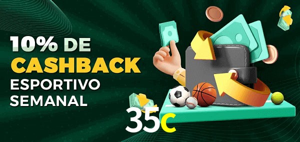 10% de bônus de cashback na 35c