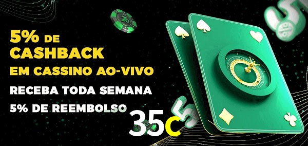 Promoções do cassino ao Vivo 35c